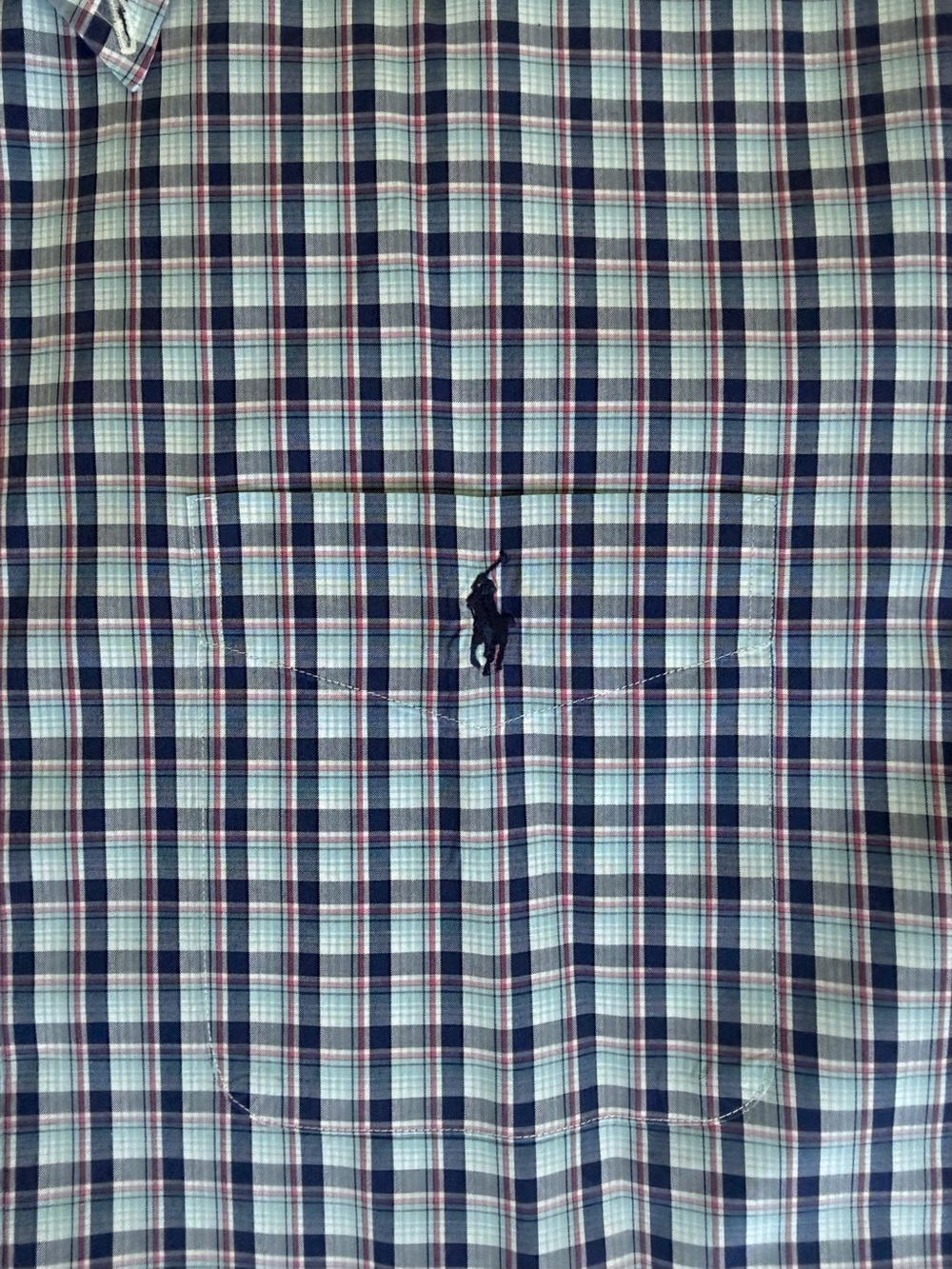 Ralph lauren Plaid Short-Sleeve Button-Down Shirt 100% Cotton - Picture 2 of 4